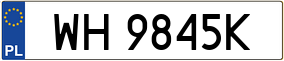 Truck License Plate